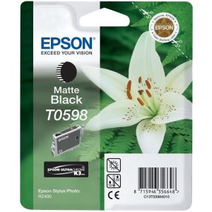 Cartridge Epson T0598, matná černá (matte black), originál