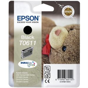 Cartridge Epson T0611, černá (black), originál