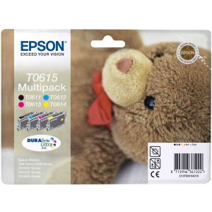 Cartridge Epson T0615, CMYK, čtyřbalení, multipack, originál