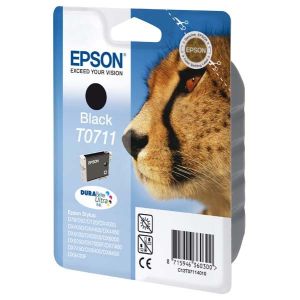 Cartridge Epson T0711, C13T07114012, černá (black), originál