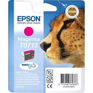 Cartridge Epson T0713, C13T07134012, purpurová (magenta), originál