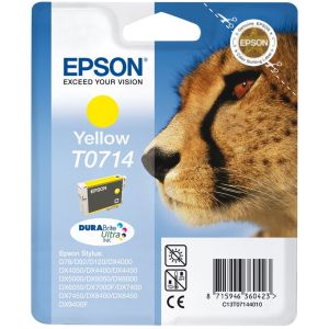 Cartridge Epson T0714, C13T07144012, žlutá (yellow), originál