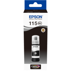 Cartridge Epson 115, T07C1, C13T07C14A, černá (black), originál