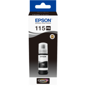 Cartridge Epson 115, T07D1, C13T07D14A, foto černá (photo black), originál