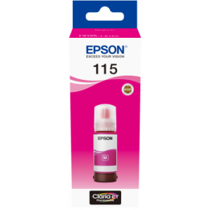 Cartridge Epson 115, T07D3, C13T07D34A, purpurová (magenta), originál