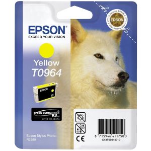 Cartridge Epson T0964, žlutá (yellow), originál