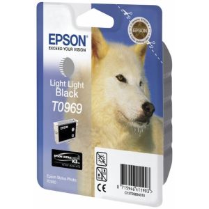 Cartridge Epson T0969, světlá černá (light black), originál