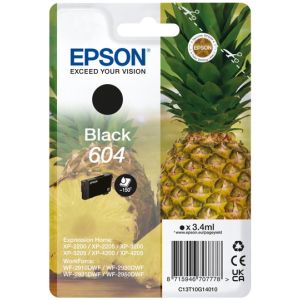 Cartridge Epson 604, C13T10G14010, T10G140, černá (black), originál