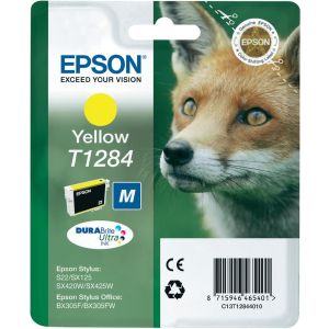 Cartridge Epson T1284, C13T12844012, žlutá (yellow), originál