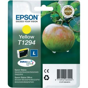 Cartridge Epson T1294, C13T12944012, žlutá (yellow), originál