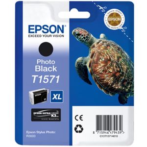 Cartridge Epson T1571, foto černá (photo black), originál