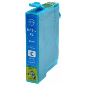 Cartridge Epson T1812 (18XL), C13T18124012, azurová (cyan), alternativní