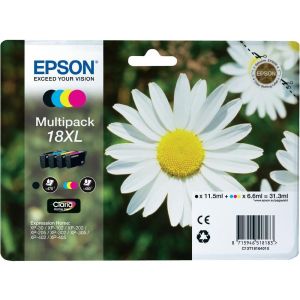 Cartridge Epson T1816 (18XL), C13T18164012, CMYK, 4-pack, multipack, originál