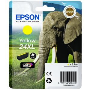 Cartridge Epson T2434 (24XL), C13T24344012, žlutá (yellow), originál