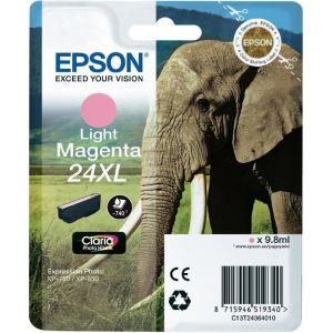 Cartridge Epson T2436 (24XL), C13T24364012, světlá purpurová (light magenta), originál