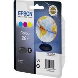 Cartridge Epson 267, T2670, barevná (tricolor), originál