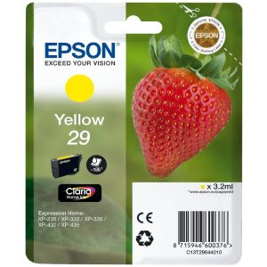 Cartridge Epson T2984 (29), C13T29844012, žlutá (yellow), originál