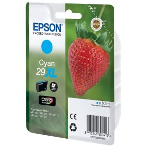 Cartridge Epson T2992 (29XL), C13T29924012, azurová (cyan), originál