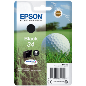 Cartridge Epson 34, T3461, C13T34614010, černá (black), originál