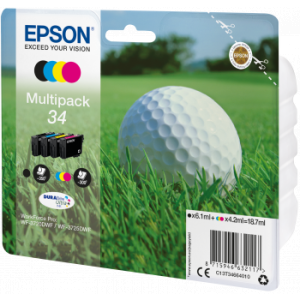 Cartridge Epson 34, T3466, C13T34664010, multipack, originál