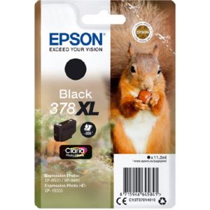 Cartridge Epson 378 XL, T3791, C13T37914010, černá (black), originál