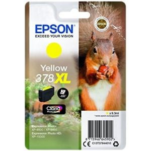 Cartridge Epson 378 XL, T3794, C13T37944010, žlutá (yellow), originál