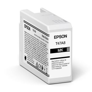 Cartridge Epson T47A8, C13T47A800, matná černá (matte black), originál