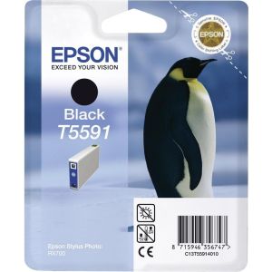 Cartridge Epson T5591, černá (black), originál