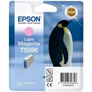 Cartridge Epson T5596, světlá purpurová (light magenta), originál