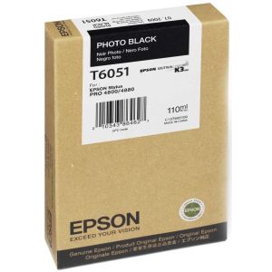 Cartridge Epson T6051, foto černá (photo black), originál