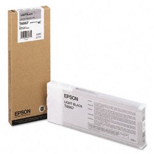 Cartridge Epson T6067, světlá černá (light black), originál