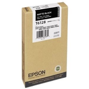 Cartridge Epson T6128, matná černá (matte black), originál