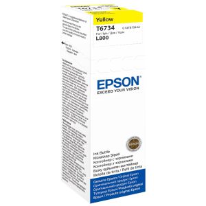 Cartridge Epson T6734, žlutá (yellow), originál