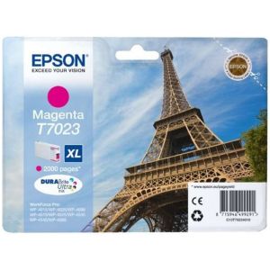 Cartridge Epson T7023, purpurová (magenta), originál