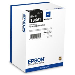 Cartridge Epson T8661, černá (black), originál