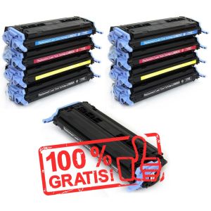 Toner 2 x HP Q6000A, Q6001A, Q6002A, Q6003A (124A) + Q6000A ZDARMA, multipack, alternativní