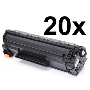 Toner 20 x HP CE285A (85A), dvacetbalení, černá (black), alternativní