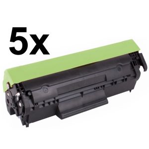 Toner 5 x HP CF283A (83A), pětibalení, černá (black), alternativní