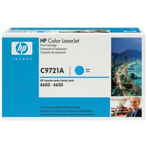 Toner HP C9721A (641A), azurová (cyan), originál