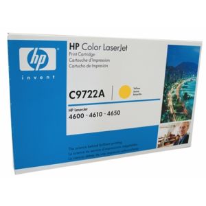 Toner HP C9722A (641A), žlutá (yellow), originál