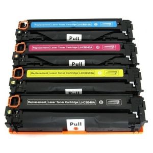 Toner HP CB540A, CB541A, CB542A, CB543A (125A), čtyřbalení, multipack, alternativní