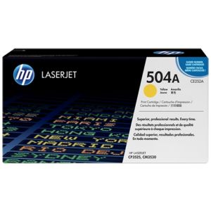 Toner HP CE252A (504A), žlutá (yellow), originál