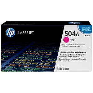 Toner HP CE253A (504A), purpurová (magenta), originál