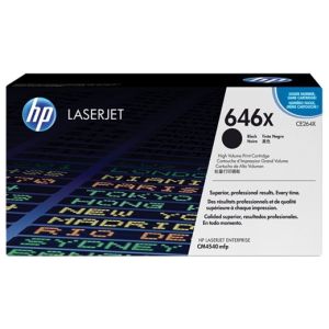 Toner HP CE264X (646X), černá (black), originál