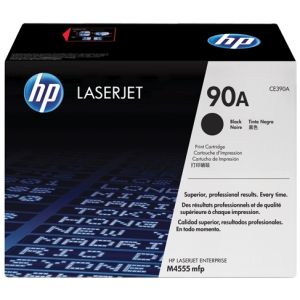 Toner HP CE390A (90A), černá (black), originál