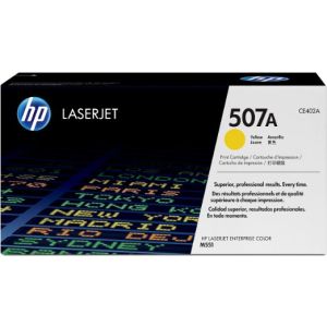 Toner HP CE402A (507A), žlutá (yellow), originál