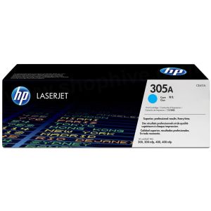 Toner HP CE411A (305A), azurová (cyan), originál