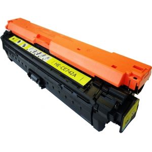 Toner HP CE742A (307A), žlutá (yellow), alternativní