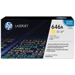 Toner HP CF032A (646A), žlutá (yellow), originál