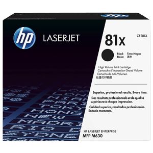 Toner HP CF281X (81X), černá (black), originál